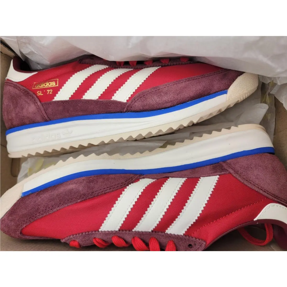 Adidas shoes - adidas SL 72 - JI1280 - Red 3