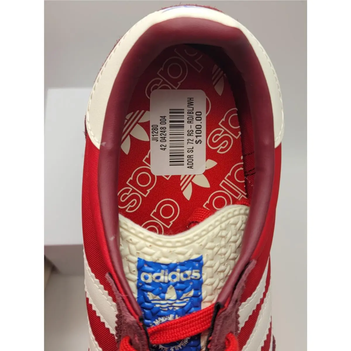 Adidas shoes - adidas SL 72 - JI1280 - Red 6