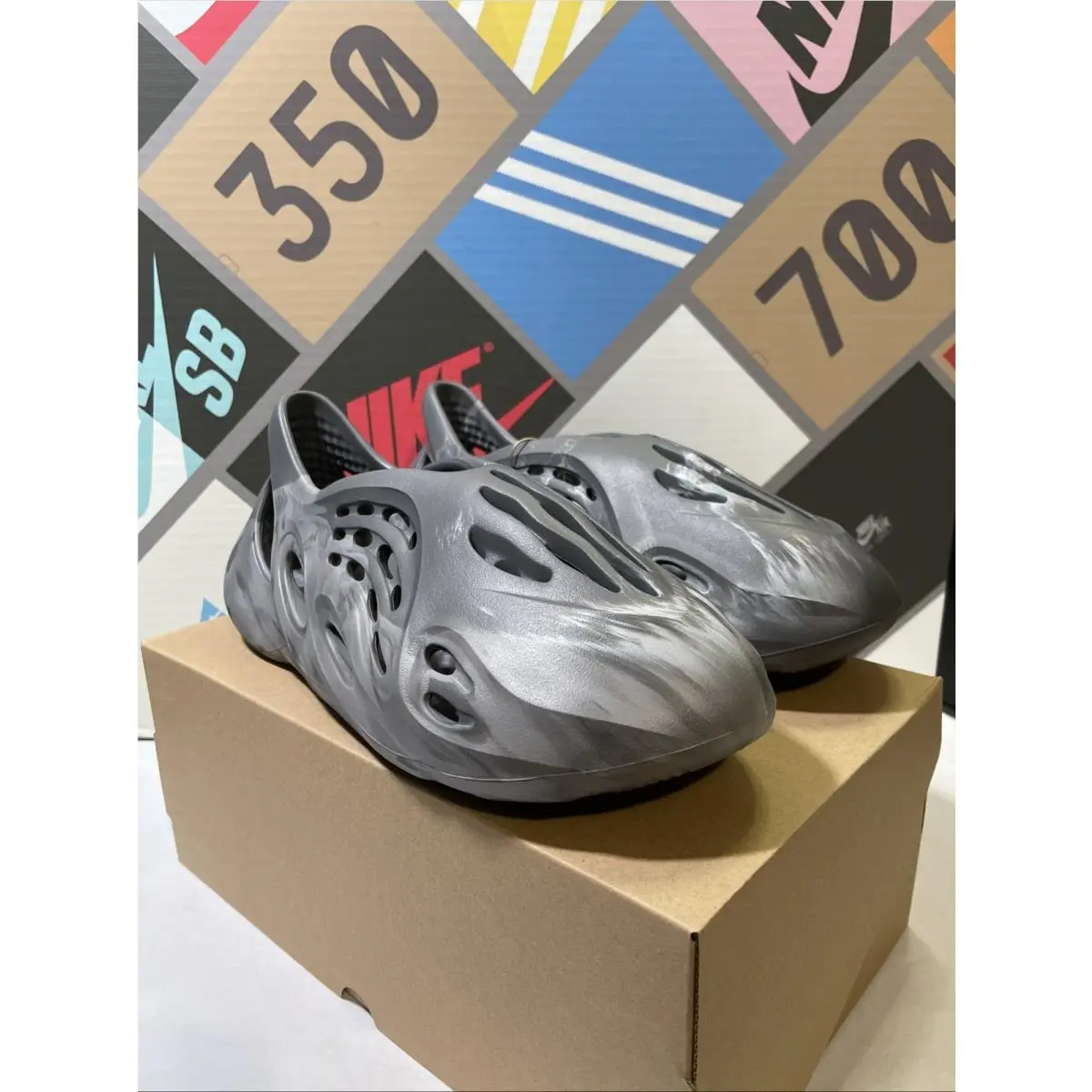 Adidas shoes - adidas Yeezy Foam Runner - Yeezy Foam Runner - IE4931 - Gray (UPC: 196464238308) 0