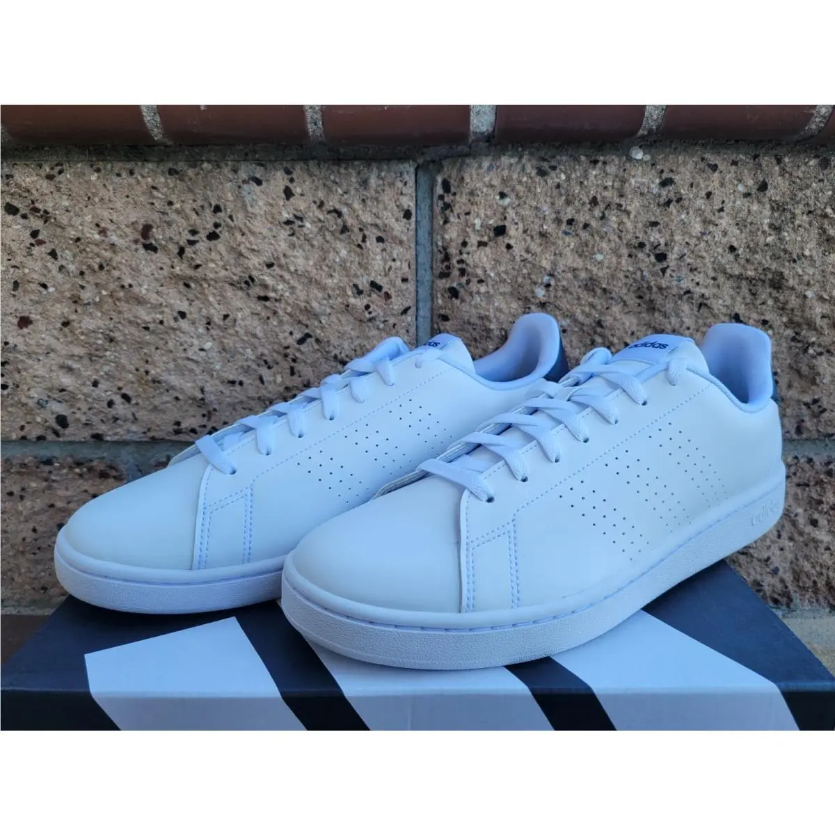 Adidas shoes - adidas Advantage - Advantage - GZ5299 - Cloud White / Cloud White / Green (UPC: 194820564382) 1