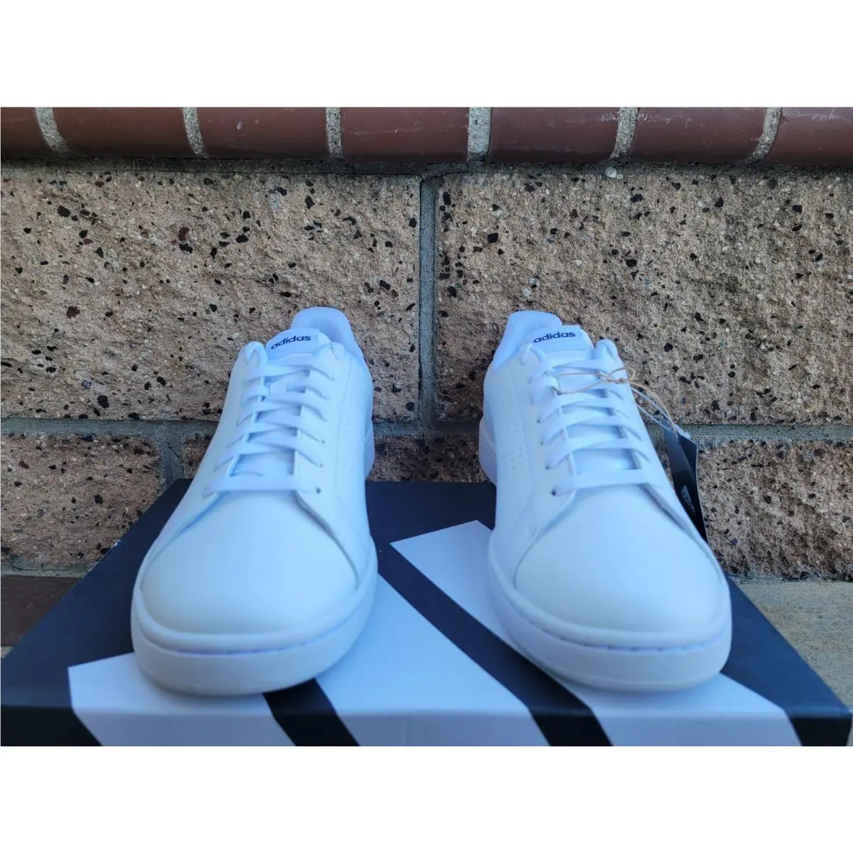Adidas shoes - adidas Advantage - Advantage - GZ5299 - Cloud White / Cloud White / Green (UPC: 194820564382) 2