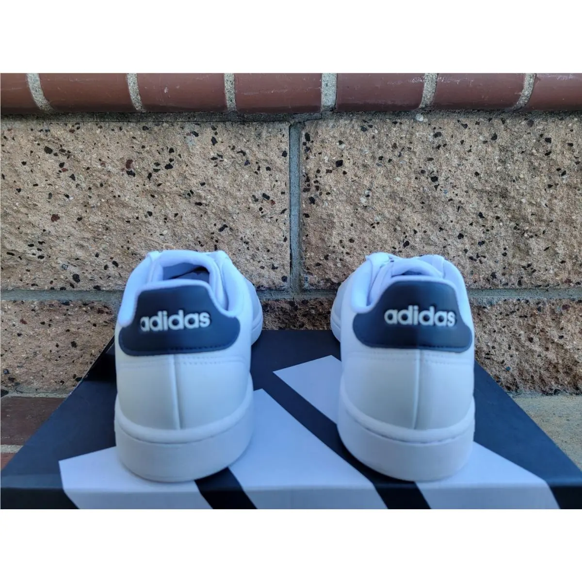 Adidas shoes - adidas Advantage - Advantage - GZ5299 - Cloud White / Cloud White / Green (UPC: 194820564382) 3
