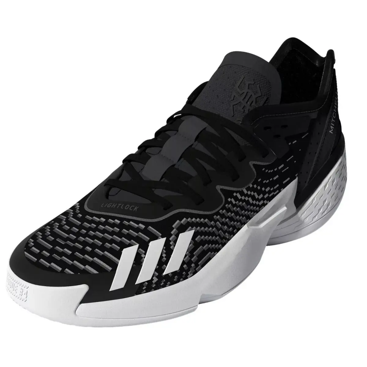 Mens Adidas D.o.n. Issue 4 Basketball Shoes Black White GY6505 Size 11