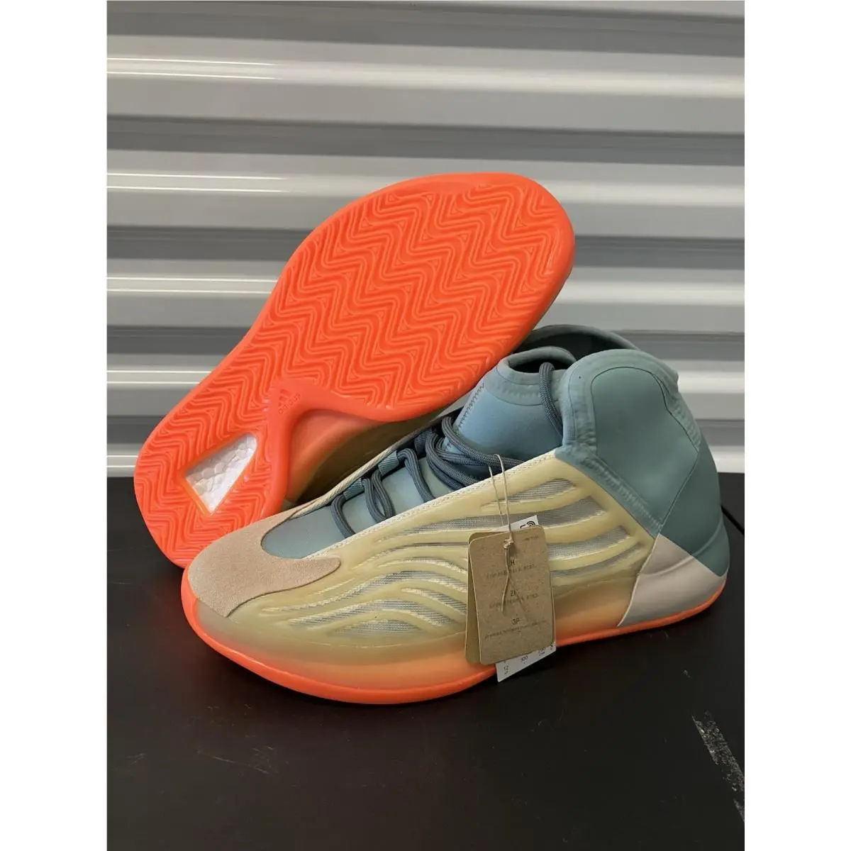 Adidas shoes - adidas Yeezy QNTM - Yeezy QNTM - HP6595 - Hi-Res Coral / Hi-Res Coral / Hi-Res Coral 3