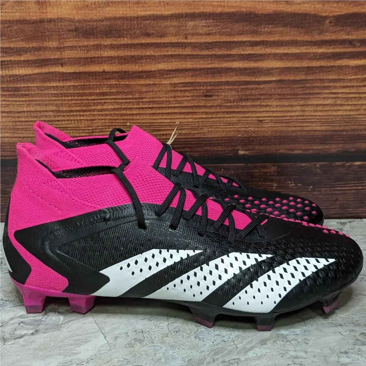 Adidas shoes - adidas Predator Accuracy.1 - Predator - GW4569 - Black, Manufacturer: Black/Pink Blast-Metallic Silver (UPC: 195747588192) 0