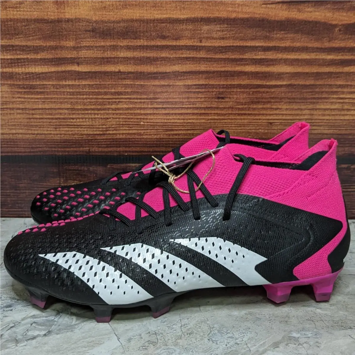 Adidas shoes - adidas Predator Accuracy.1 - Predator - GW4569 - Black, Manufacturer: Black/Pink Blast-Metallic Silver (UPC: 195747588192) 1