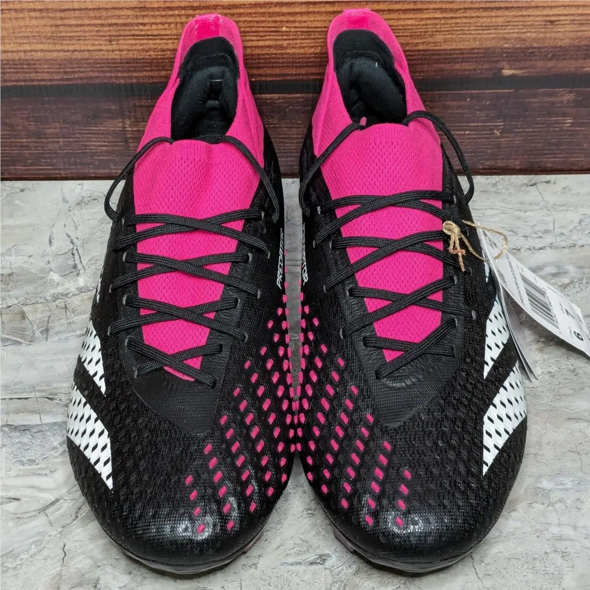 Adidas shoes - adidas Predator Accuracy.1 - Predator - GW4569 - Black, Manufacturer: Black/Pink Blast-Metallic Silver (UPC: 195747588192) 3