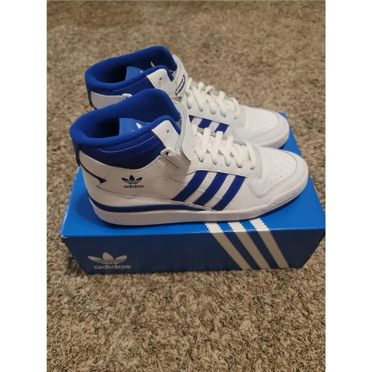 Adidas shoes - Forum Mid - Forum Mid - FY4976 - White/Blue 0
