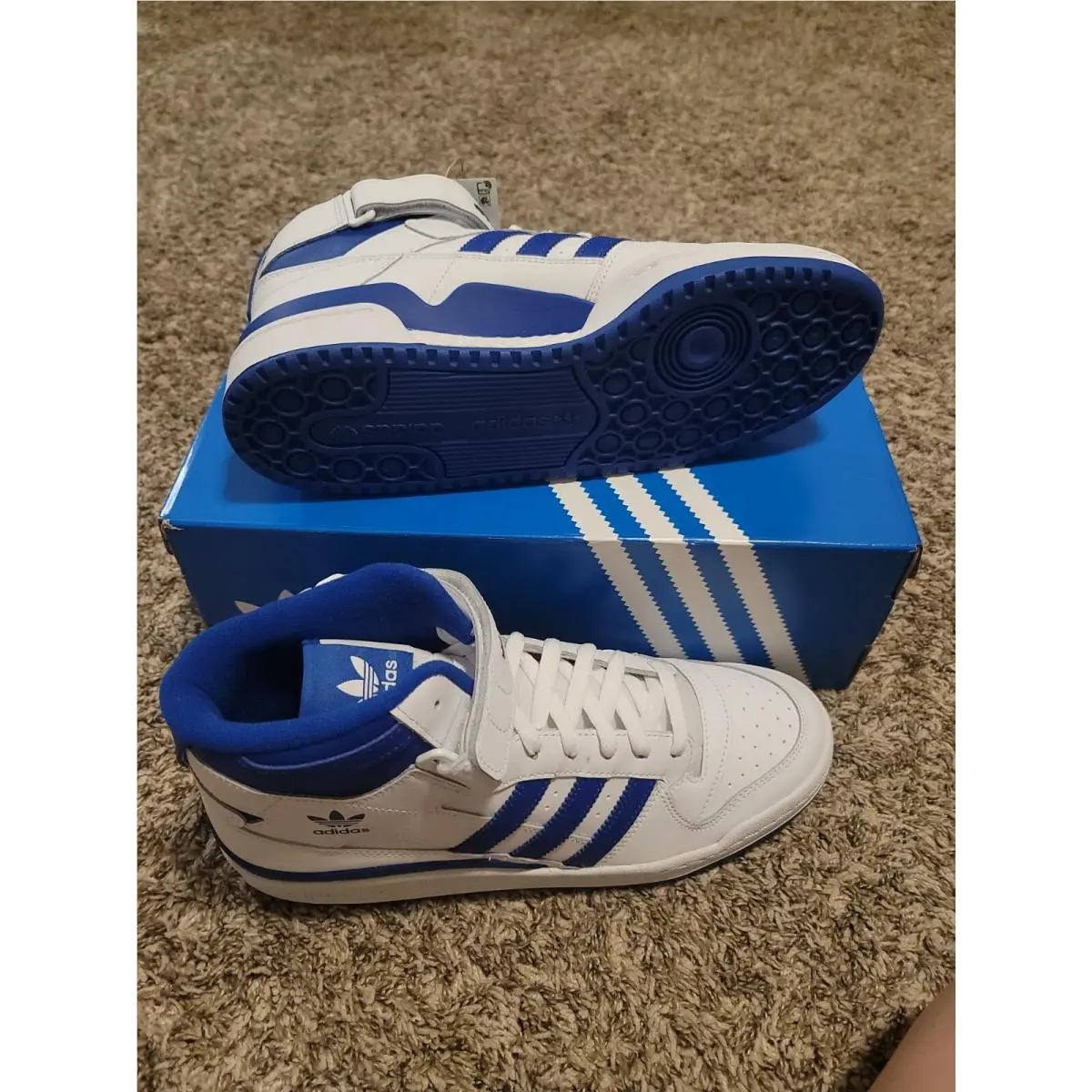 Adidas shoes - Forum Mid - Forum Mid - FY4976 - White/Blue 2