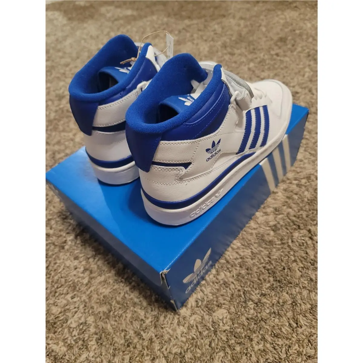 Adidas shoes - Forum Mid - Forum Mid - FY4976 - White/Blue 4