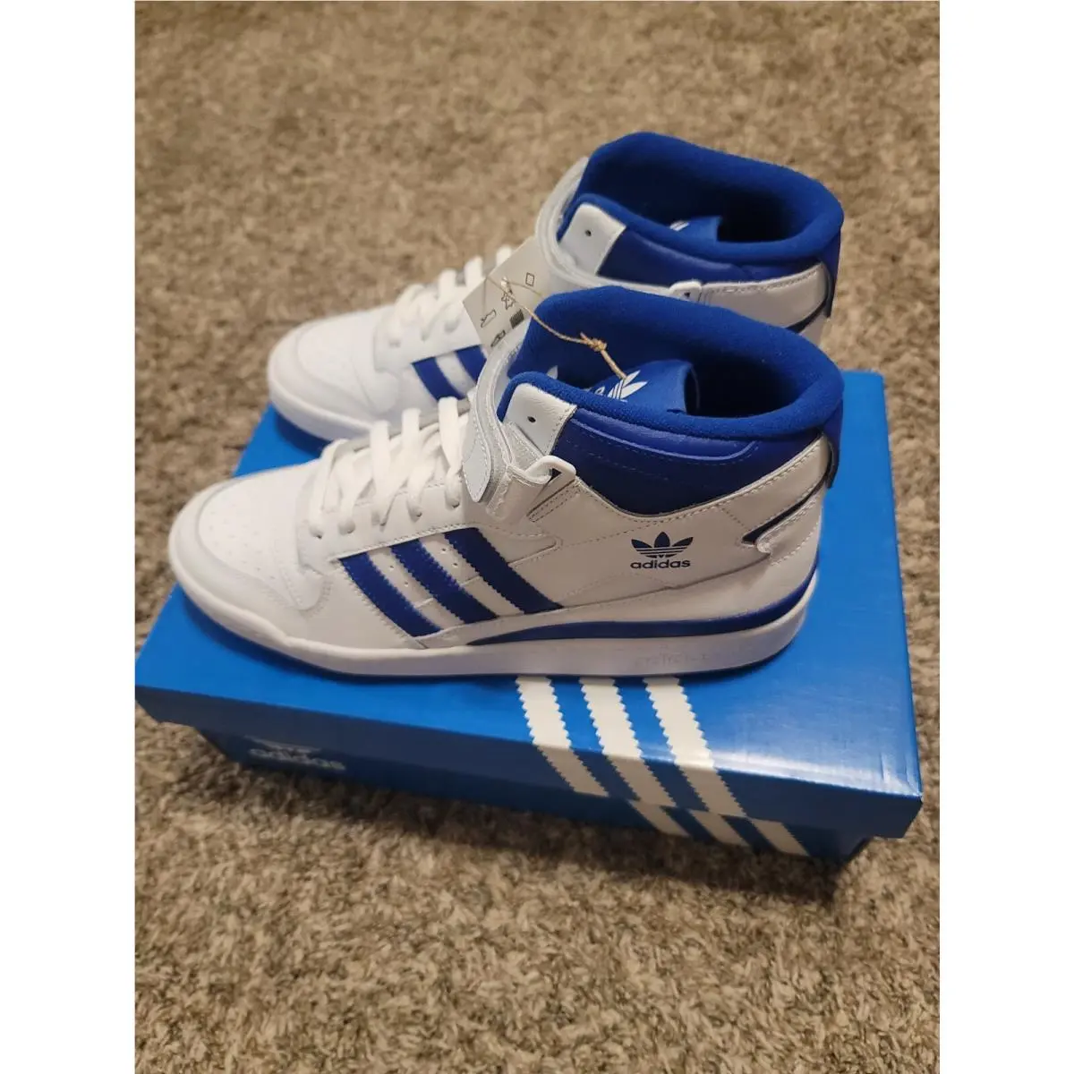 Adidas shoes - Forum Mid - Forum Mid - FY4976 - White/Blue 6