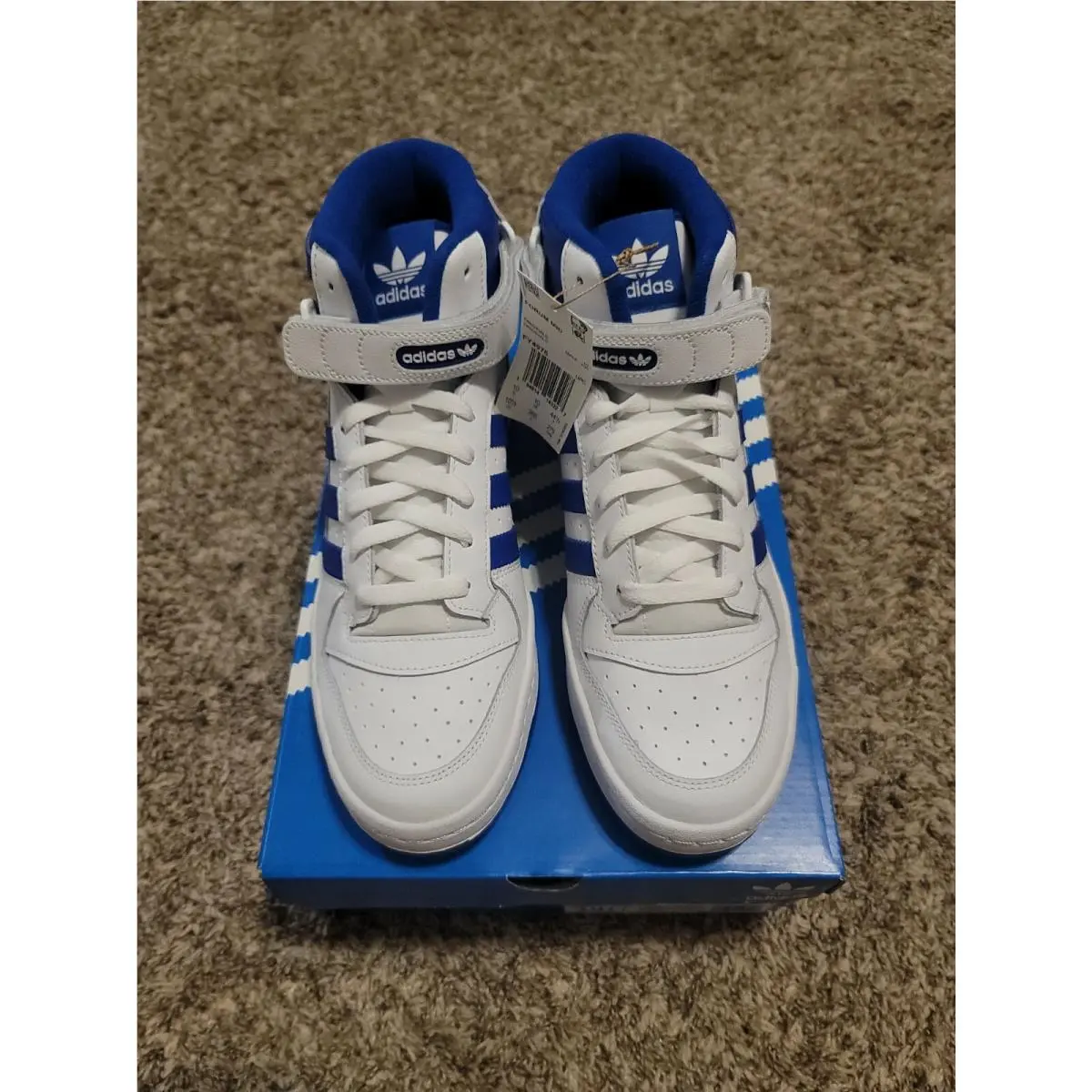 Adidas shoes - Forum Mid - Forum Mid - FY4976 - White/Blue 7