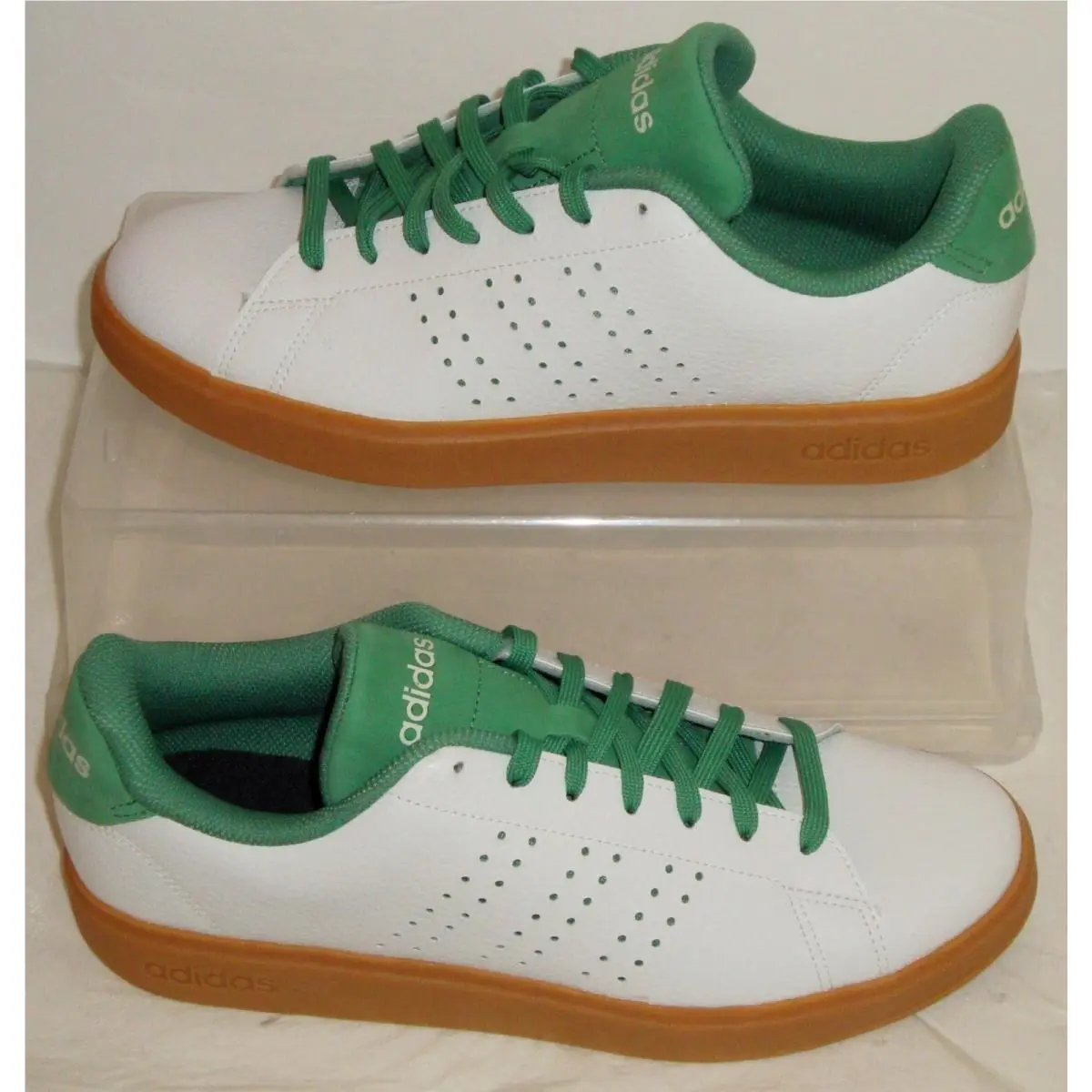 Adidas Advantage 2 Green Gum Mens US Size 7.5 UK 7 Japan 255 IG9172 - Multicolor