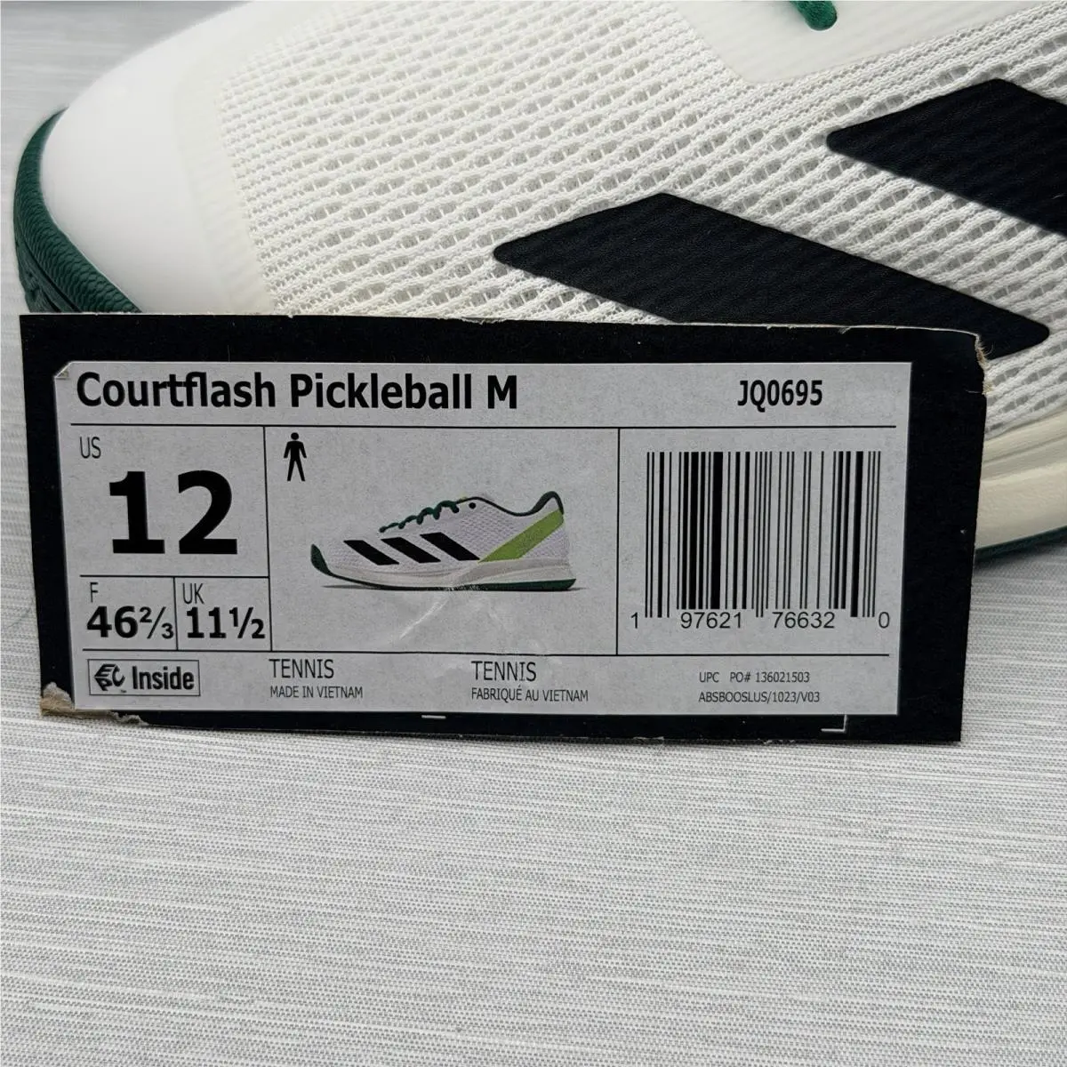 Adidas shoes - adidas Courtflash - Courtflash - JQ0695 - White 7