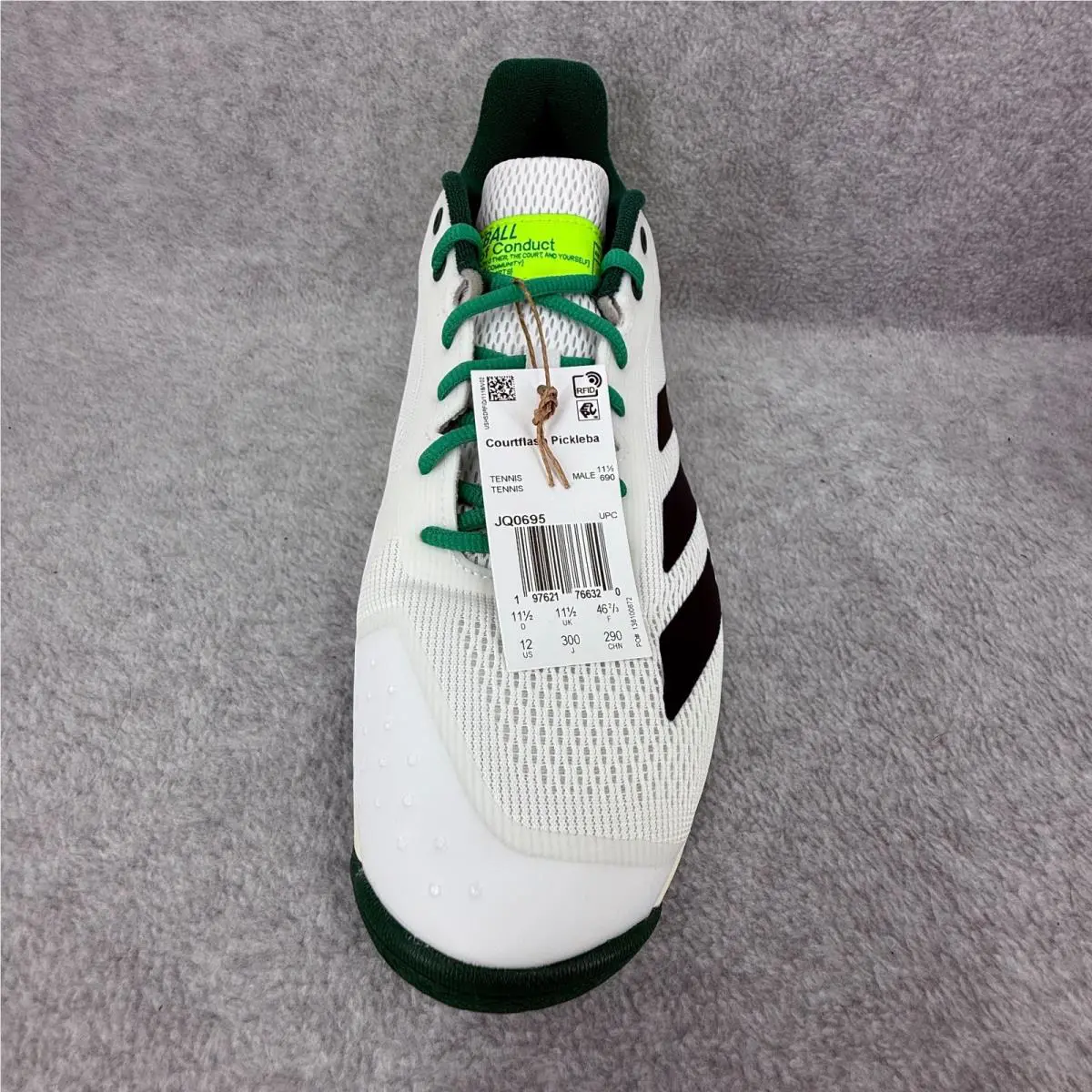 Adidas shoes - Courtflash Pickleball JQ0695 - Courtflash Pickleball - JQ0695 - White (UPC: 197621766351) 4