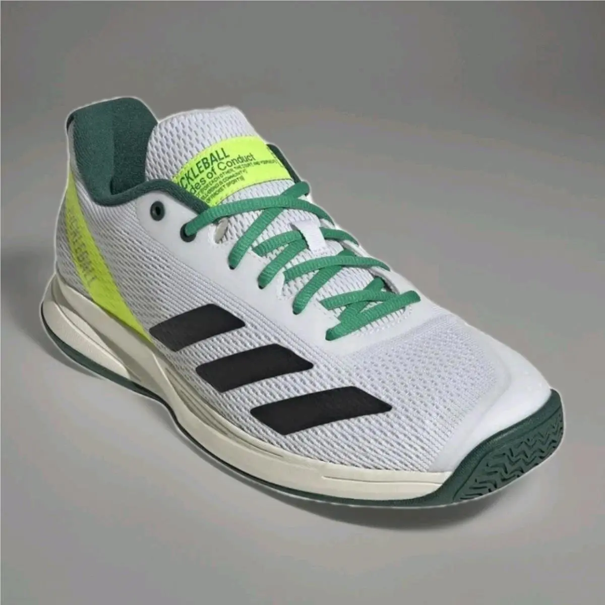 Adidas shoes - Courtflash Pickleball JQ0695 - Courtflash Pickleball - JQ0695 - White (UPC: 197621766351) 3