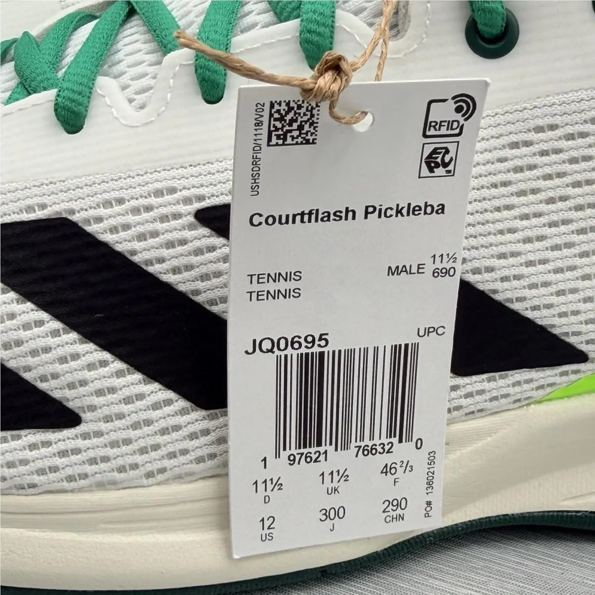 Adidas shoes - adidas Courtflash - Courtflash - JQ0695 - White 9