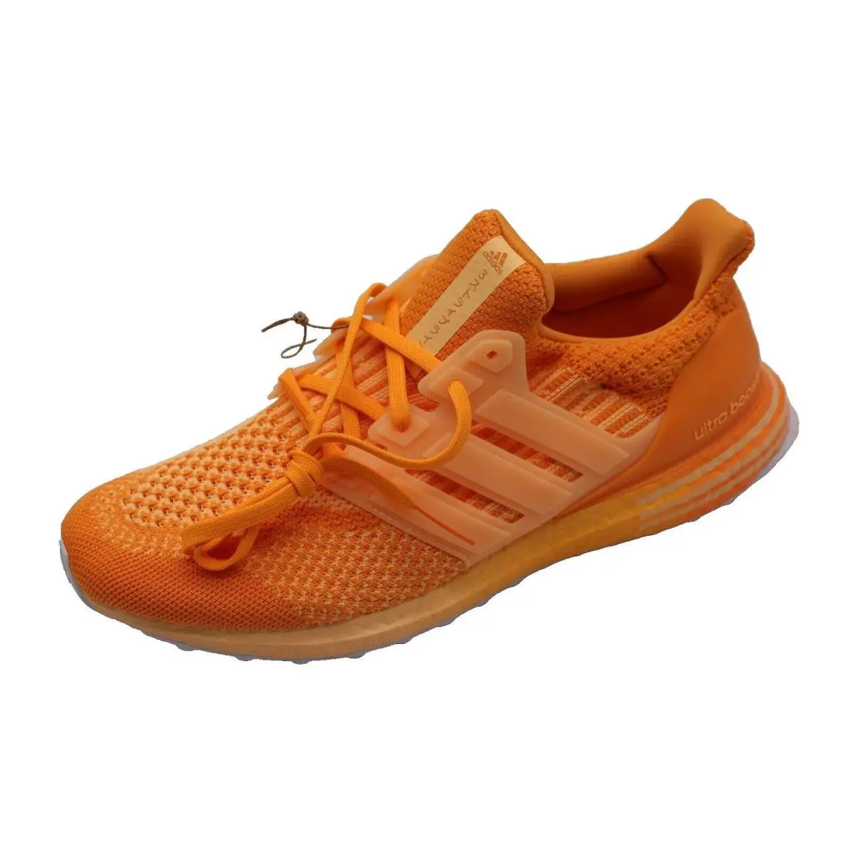 Adidas Men`s Ultraboost 5.0 Dna Running Shoe Orange Rush/acid Orange/white Sz 10