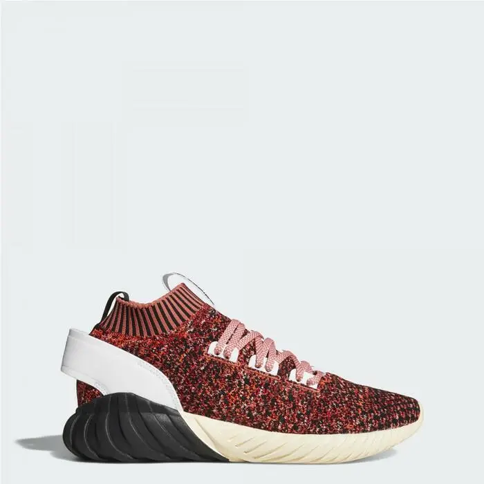 Adidas Tubular Doom Sock Primeknit Size 9 Mens Red Black Ecru Tint CQ0950