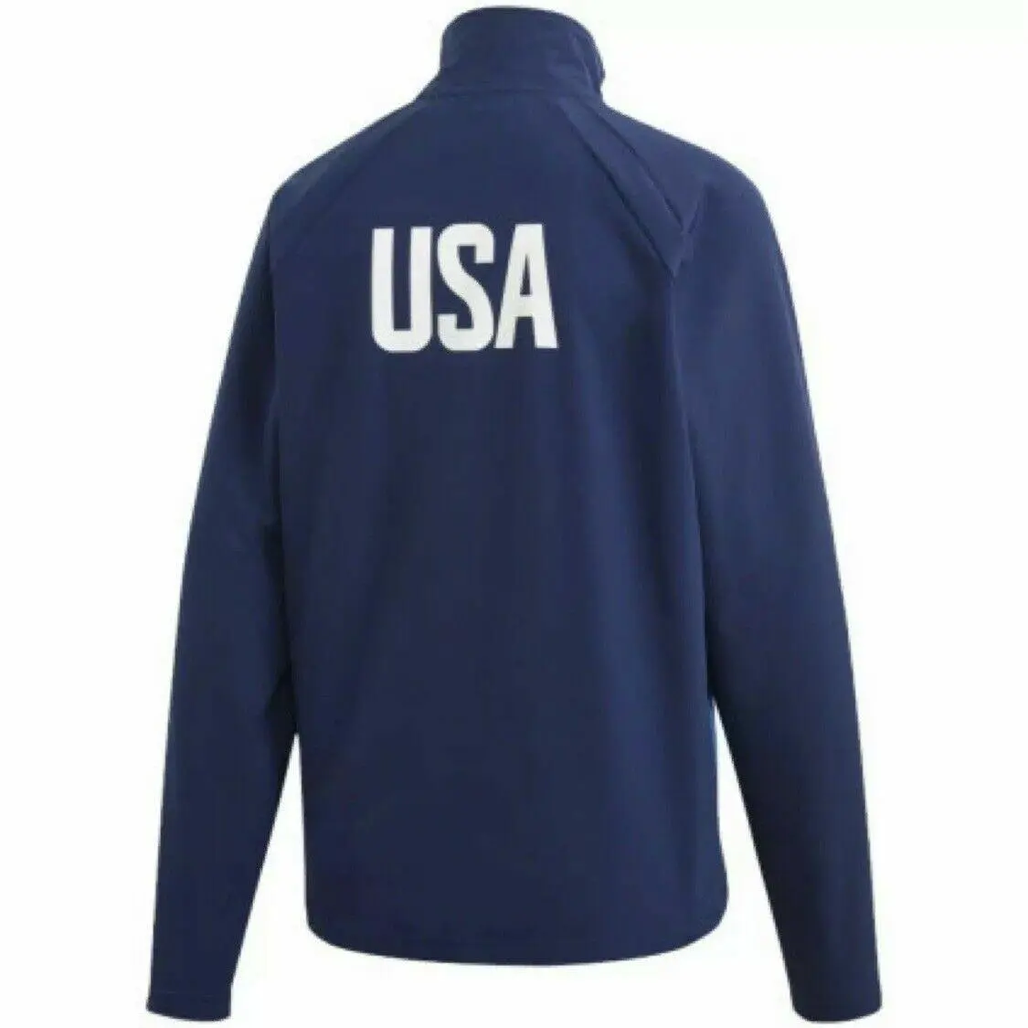 Adidas clothing - Adidas USA Volleyball Warm Up Jacket - FK1034 - Blue & Red & White 3