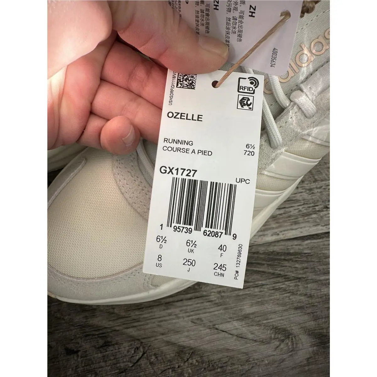 Adidas shoes - adidas Ozelle - Ozelle - GX1727 - White (UPC: 195739620893) 9