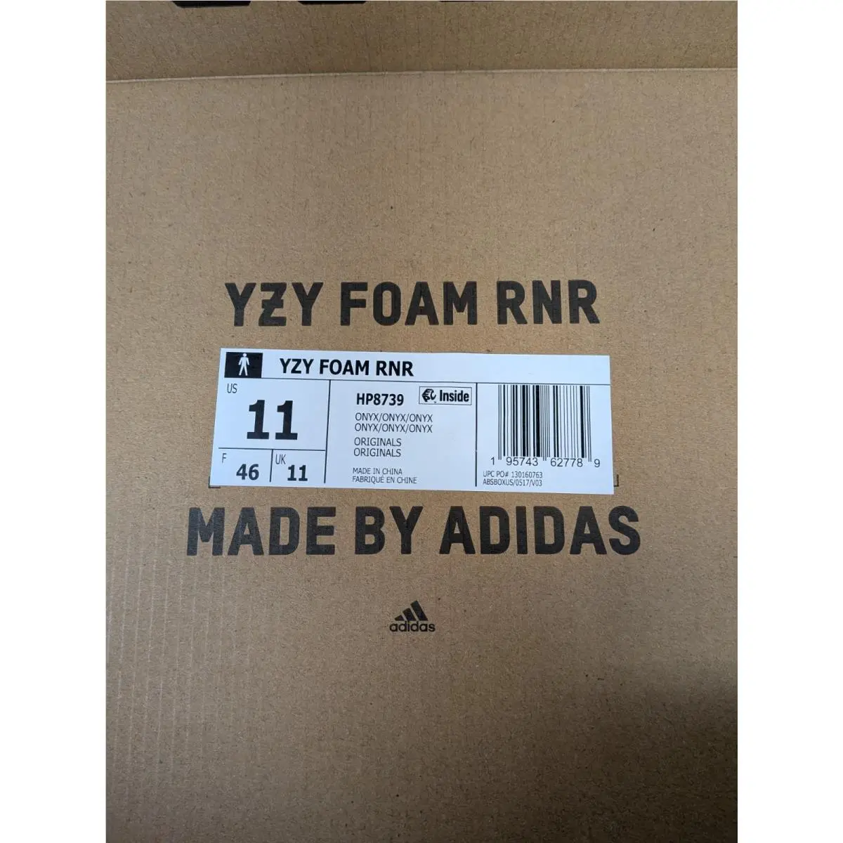 Adidas shoes - adidas Yeezy Foam RNNR - Yeezy Foam RNNR - HP8739 - Black (UPC: 195743627727) 13