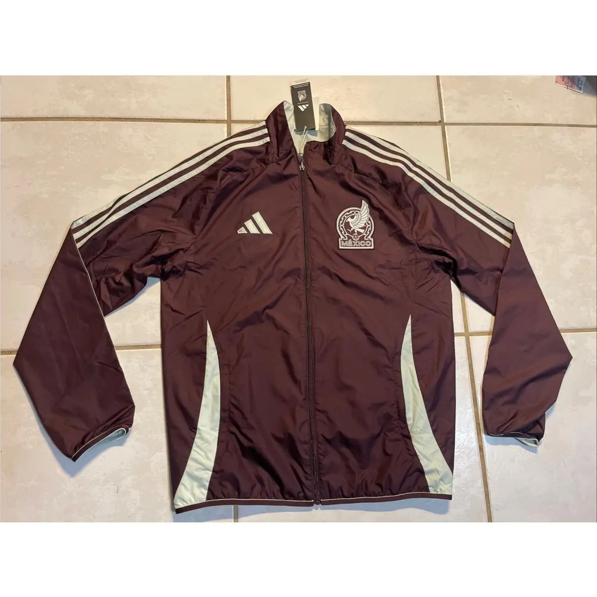 Mexico Fmf Copa America 2024 Reversible Anthem Jacket IW2922 Men’s Medium by Adidas