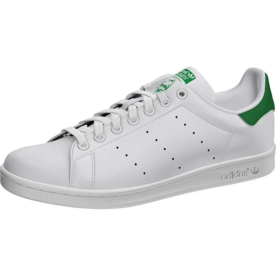 Adidas Originals Men`s Stan Smith Sneaker White/white/green Size: 21 M US