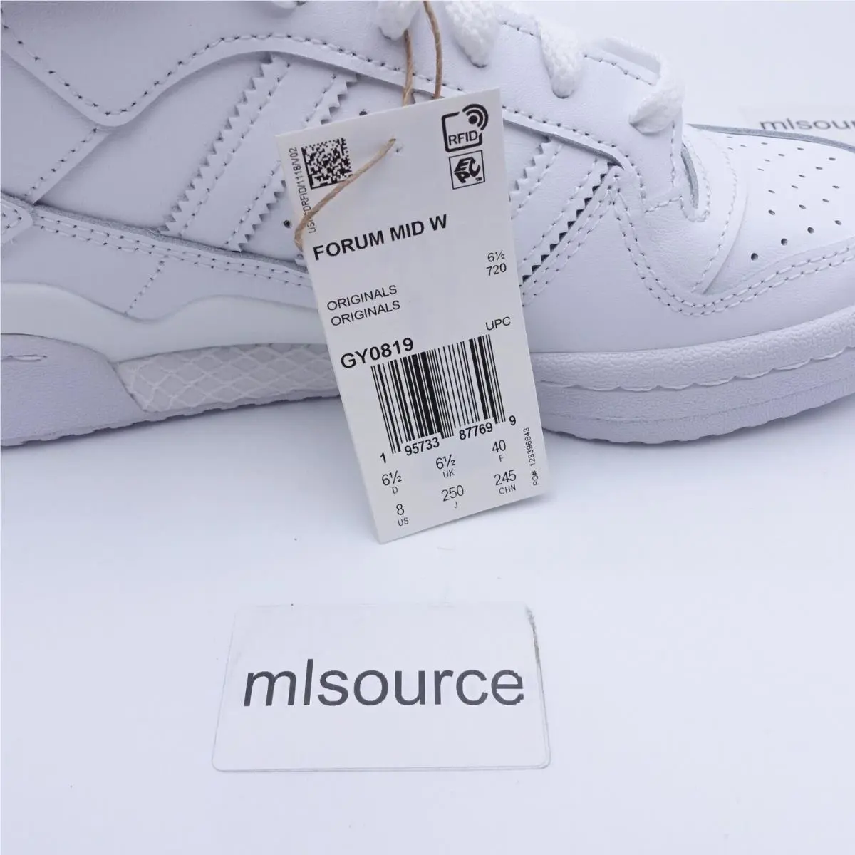 Adidas shoes - adidas Forum Mid - Forum Mid - GY0819 - White, Manufacturer: Cloud White/Core Black (UPC: 195733877699) 1