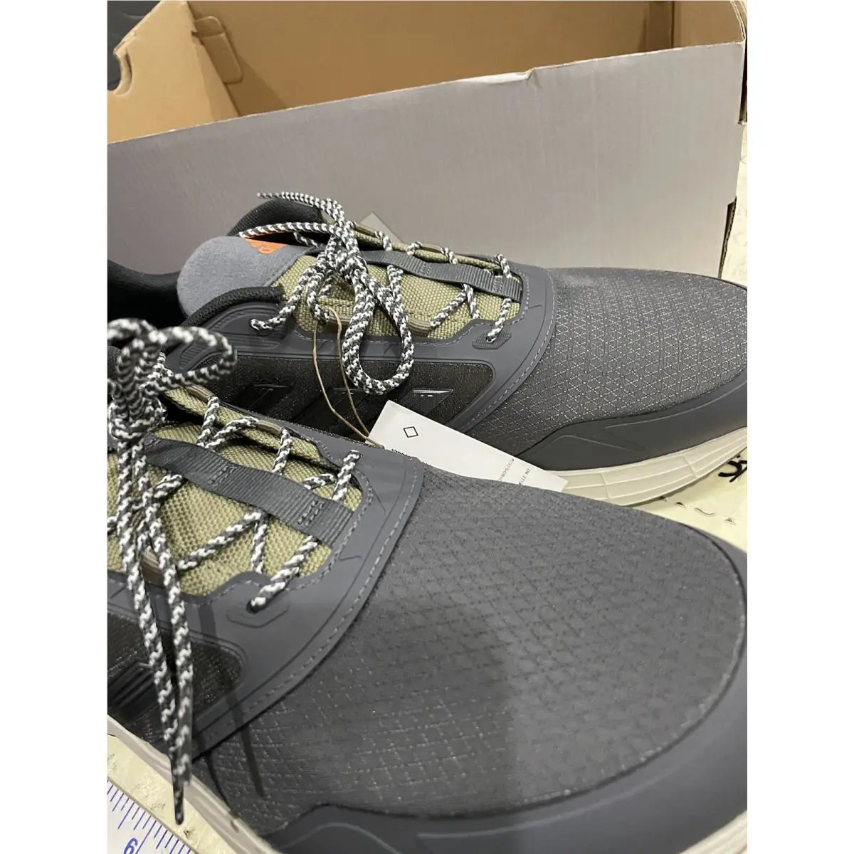 Adidas shoes - adidas Duramo Protect - Duramo Protect - GW4155 - Grey/Iron Metallic/Beam Orange (UPC: 195739803982) 6