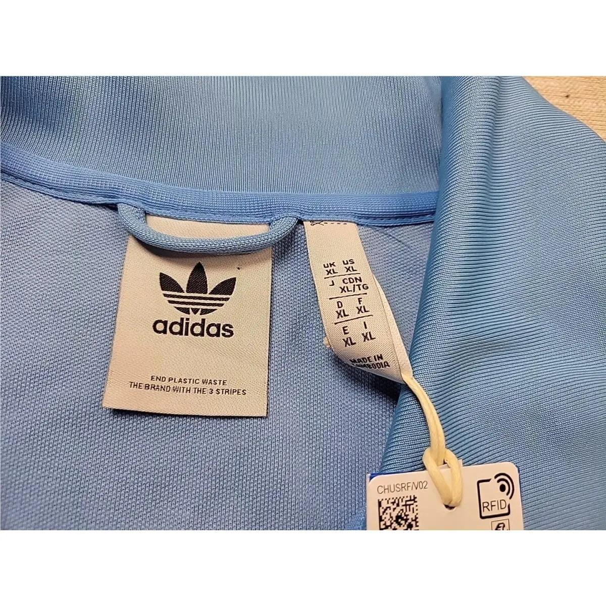 Adidas clothing - Adidas Originals Beckenbauer FB Nations Argentina - HK7409 - Light Blue White Gold 8