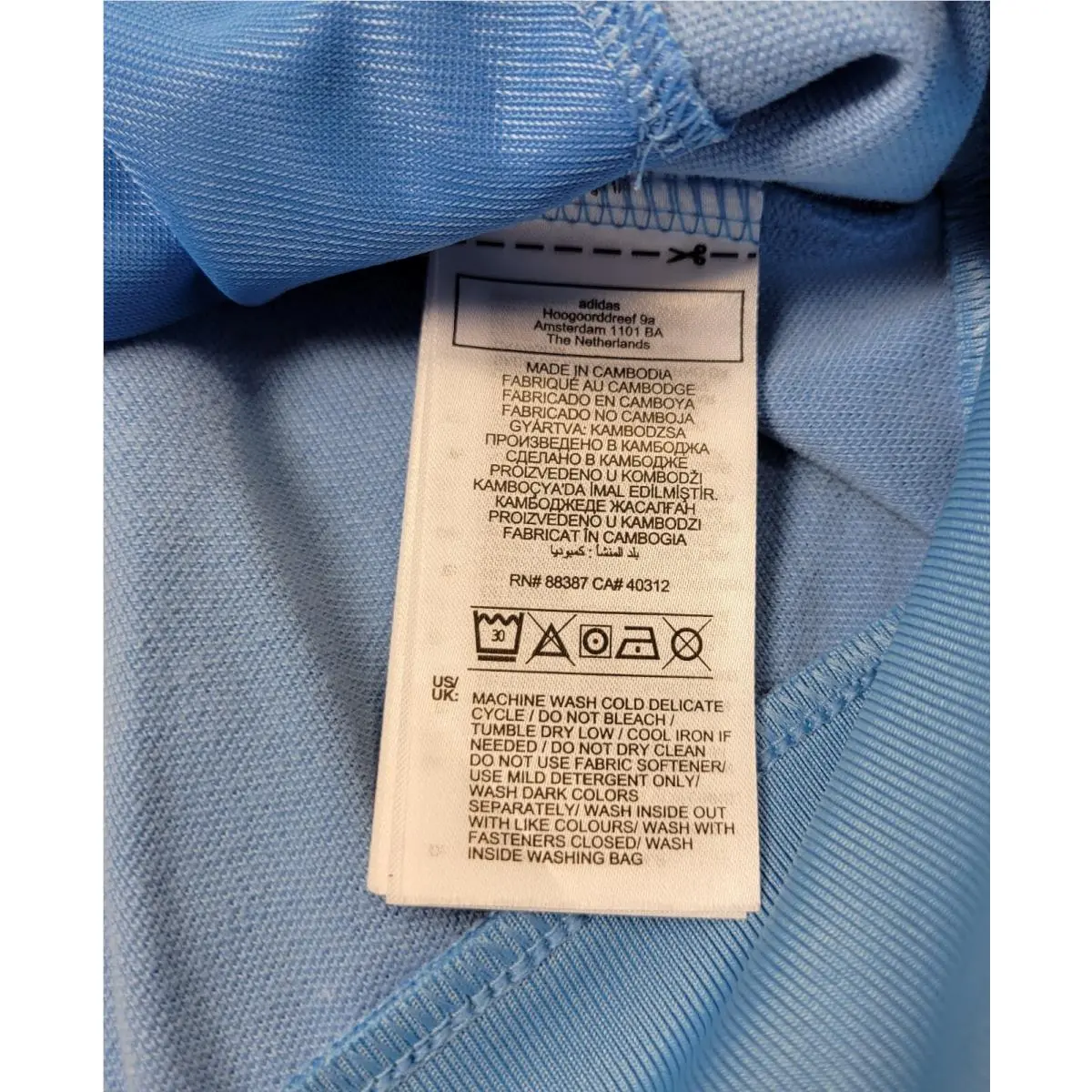 Adidas clothing - Adidas Originals Beckenbauer FB Nations Argentina - HK7409 - Light Blue White Gold 10
