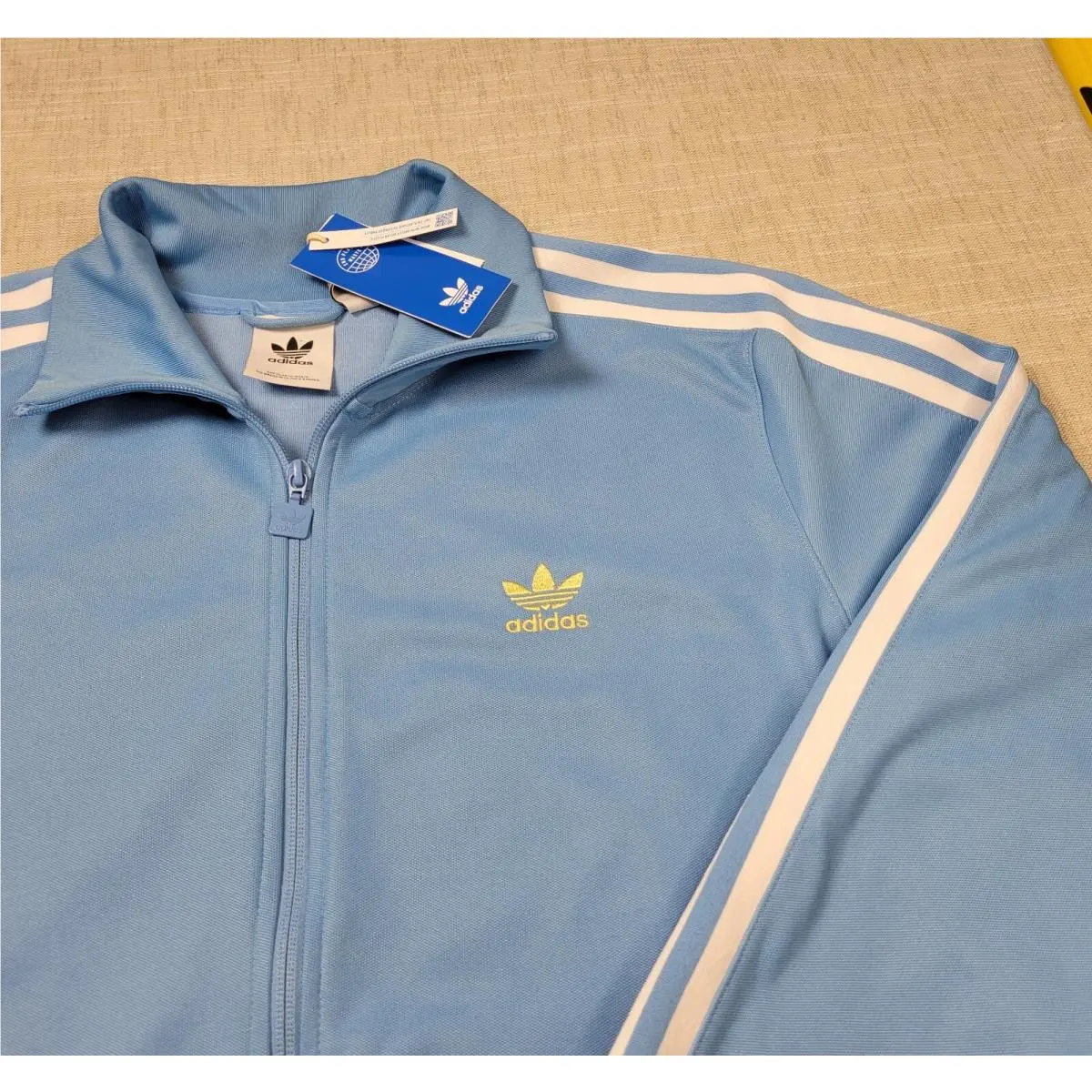 Adidas clothing - Adidas Originals Beckenbauer FB Nations Argentina - HK7409 - Light Blue White Gold 1