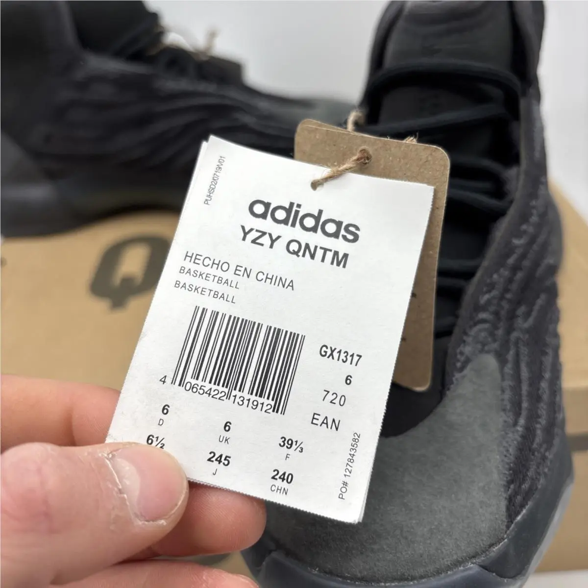 Adidas shoes - adidas Yeezy Quantum - Yeezy Quantum - GX1317 - Black 7