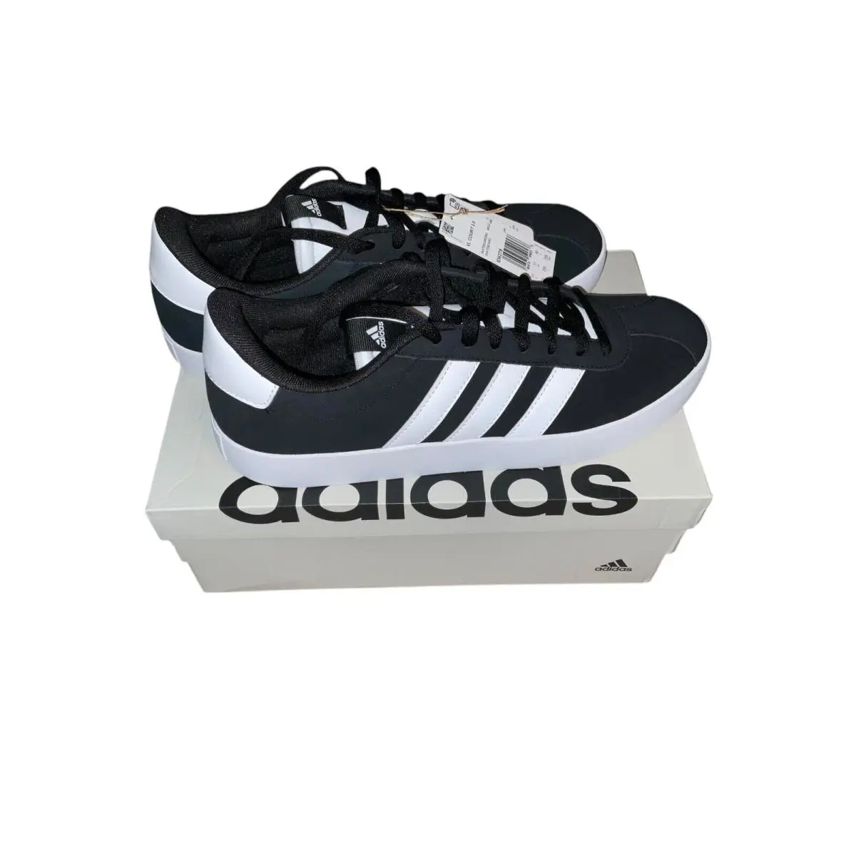 Adidas VL Court 3.0 Shoes Mens 11.5Black/White Low Top Sneaker Skateboard ID6278