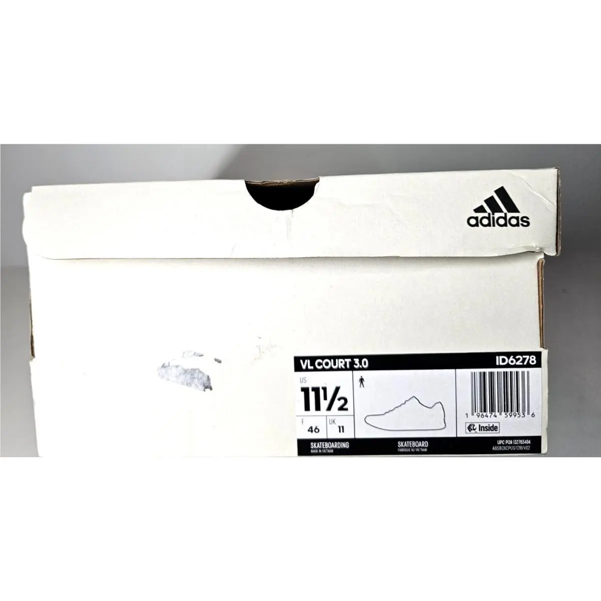 Adidas shoes - adidas Vl Court - Court - ID6278 - Black (UPC: 196474599536) 9