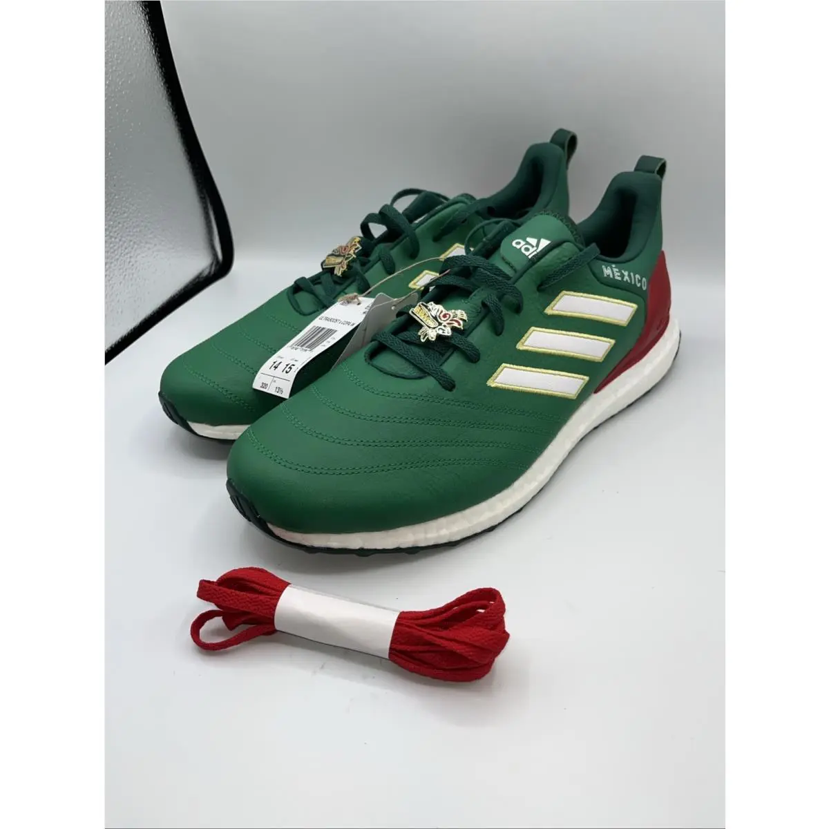 Adidas Ultraboost x Copa World Cup Green White Shoes GW7272 Men`s Size 14