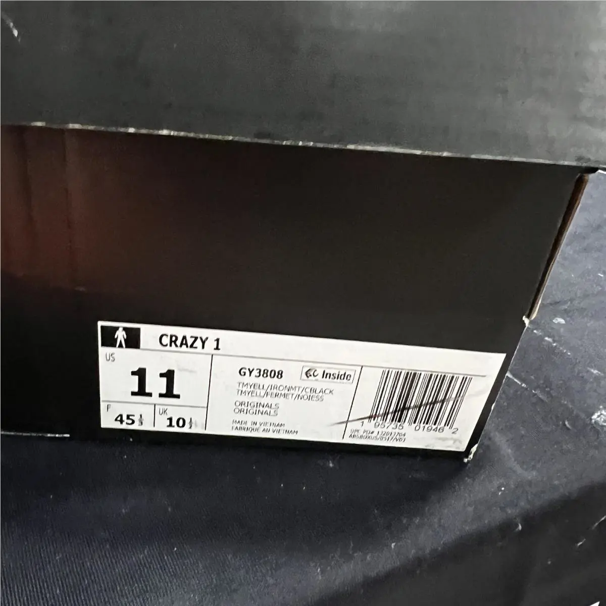 Adidas shoes - adidas Crazy 1 - Crazy - GY3808 - Yellow 2
