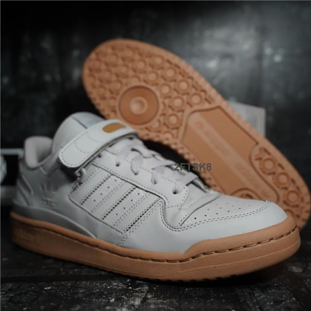 Adidas Forum Low Men`s Casual Shoes Gray Sneakers Size 10 IE4788 - Gray