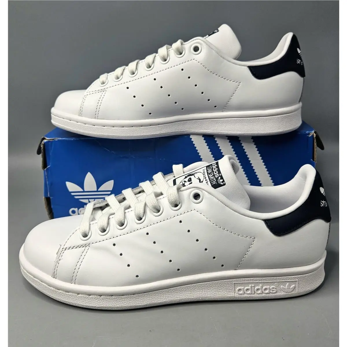 Adidas shoes - M20325 - M20325 - Footwear White/Footwear White/Navy 2