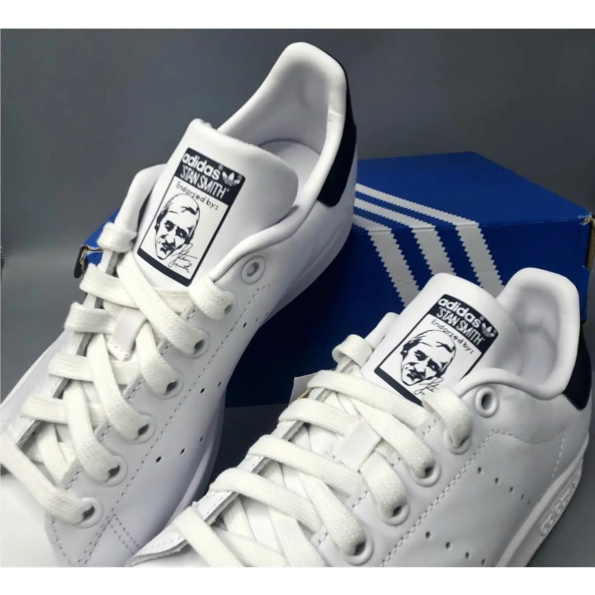 Adidas shoes - M20325 - M20325 - Footwear White/Footwear White/Navy 6