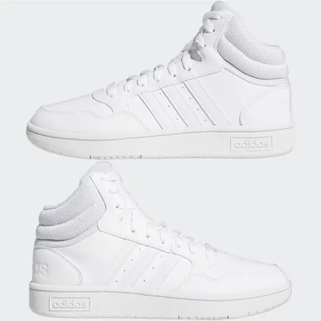 Adidas shoes - adidas Hoops - Hoops - GW5457 - White (UPC: 195733636838) 4