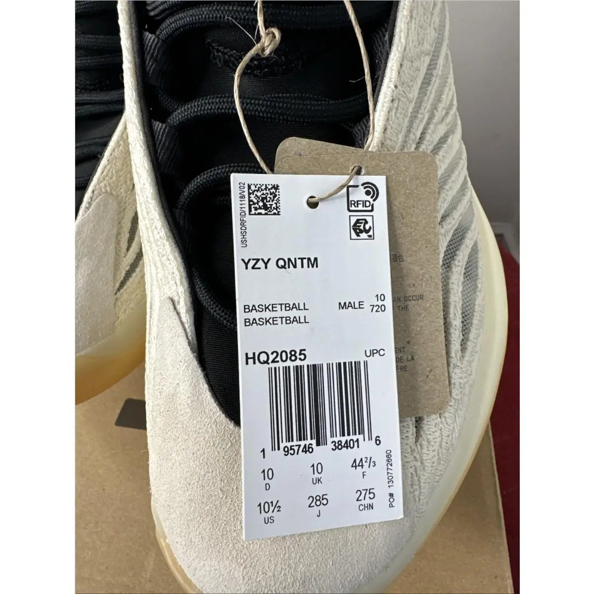 Adidas shoes - adidas Yeezy Quantum - Yeezy Quantum - HQ2085 - Ivory, Manufacturer: Mist Slate/Mist Slate/Mist Slate 1