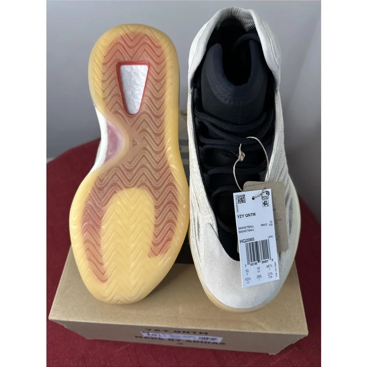 Adidas shoes - adidas Yeezy Quantum - Yeezy Quantum - HQ2085 - Ivory, Manufacturer: Mist Slate/Mist Slate/Mist Slate 4