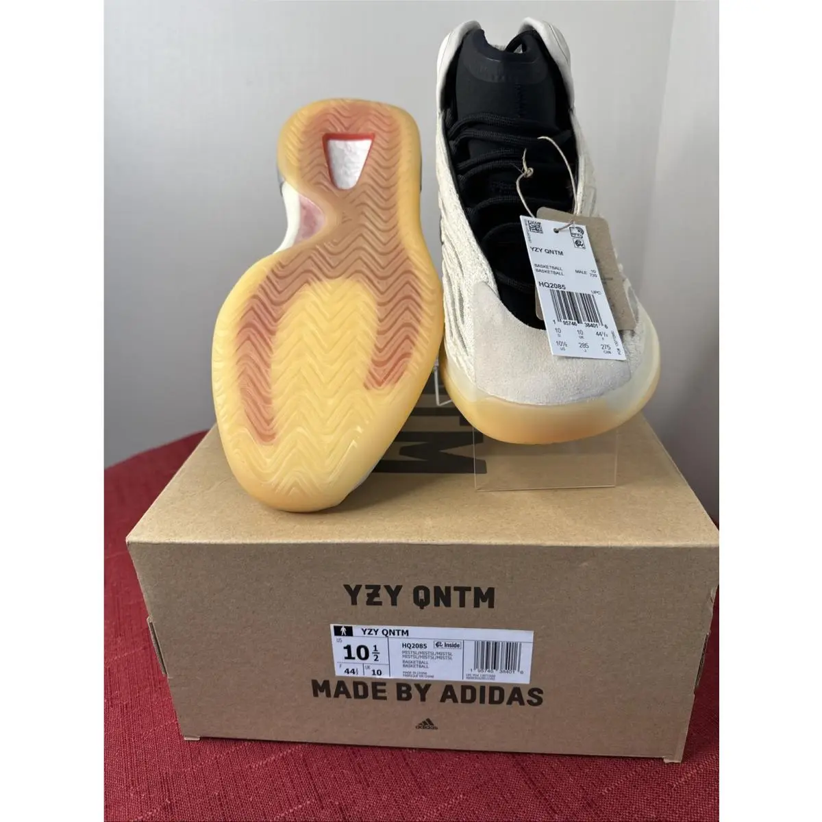 Adidas shoes - adidas Yeezy Quantum - Yeezy Quantum - HQ2085 - Ivory, Manufacturer: Mist Slate/Mist Slate/Mist Slate 5