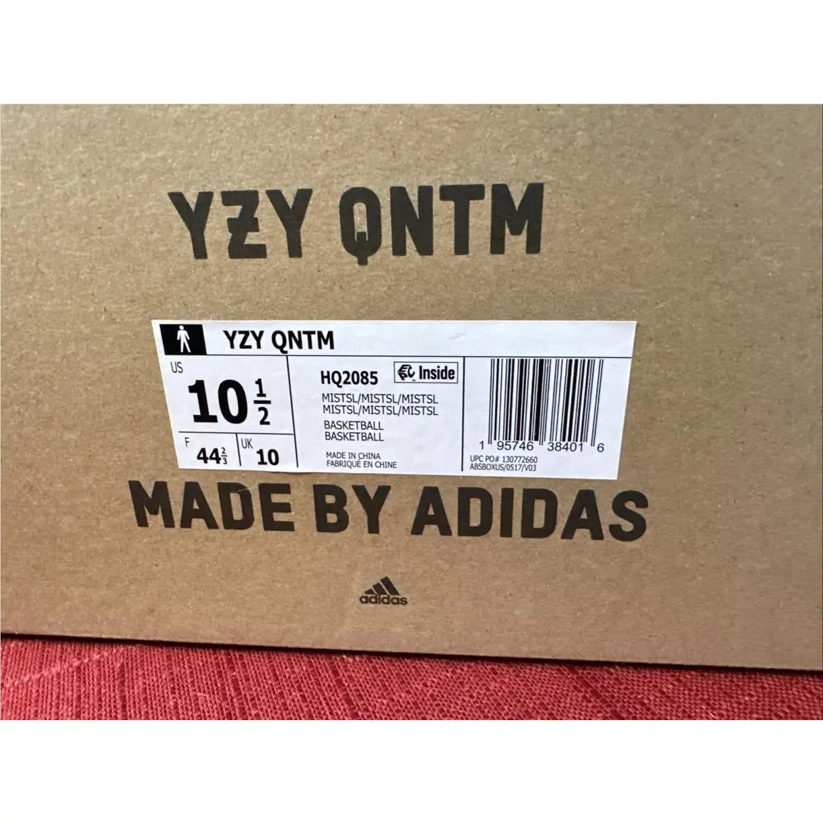 Adidas shoes - adidas Yeezy Quantum - Yeezy Quantum - HQ2085 - Ivory, Manufacturer: Mist Slate/Mist Slate/Mist Slate 6