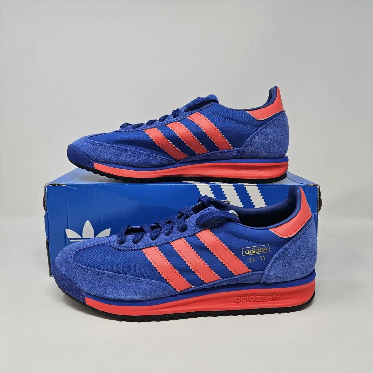 Adidas SL72 `blue/bright Red` Casual Athletic Shoe / IG4648 / Men`s 6 Women`s 7