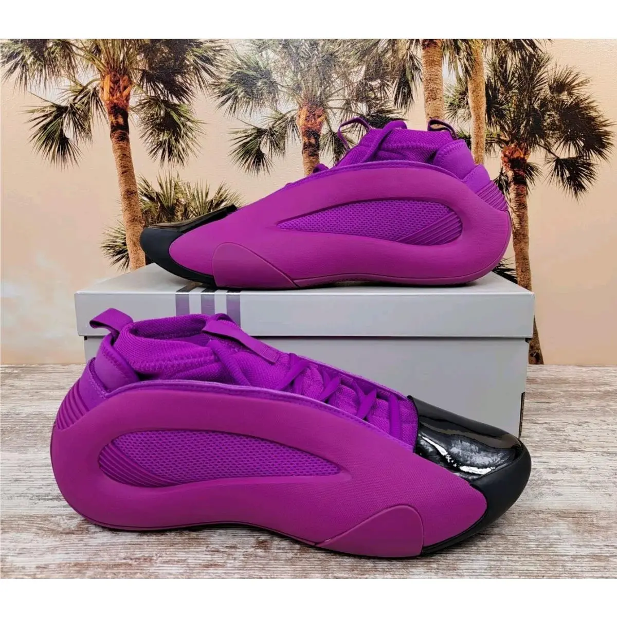 Adidas Harden Vol. 8 “purple Burst Basketball Shoes IG6647 Mens Sz 11 Rare