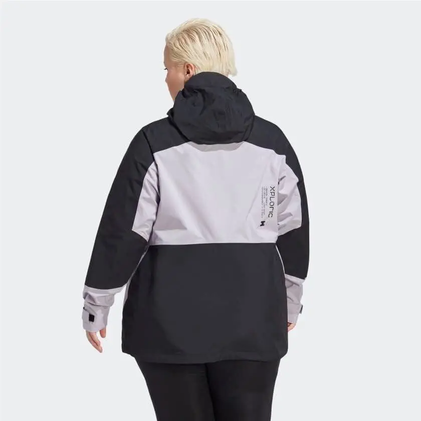 Adidas clothing - Adidas Terrex Xploric Rain.RDY Hiking Jacket - HM4078 - Silver Dawn (UPC: 195745426328) 2