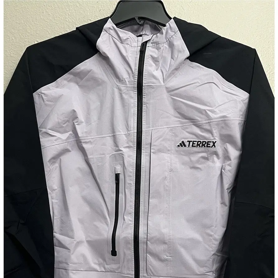 Adidas clothing - Adidas Terrex Xploric Rain.RDY Hiking Jacket - HM4078 - Silver Dawn (UPC: 195745426328) 0
